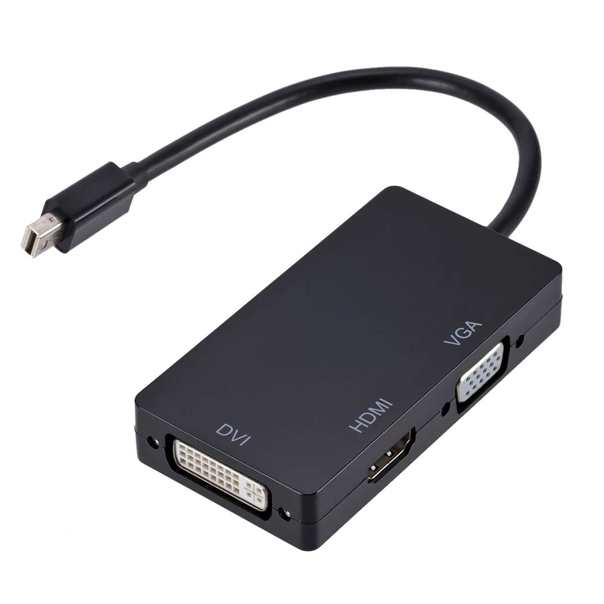 3 in 1 Thunderbolt DisplayPort Mini DP to HDMI DVI VGA Display Port Cable Adapter for Apple MacBook Pro Air Thinkpad