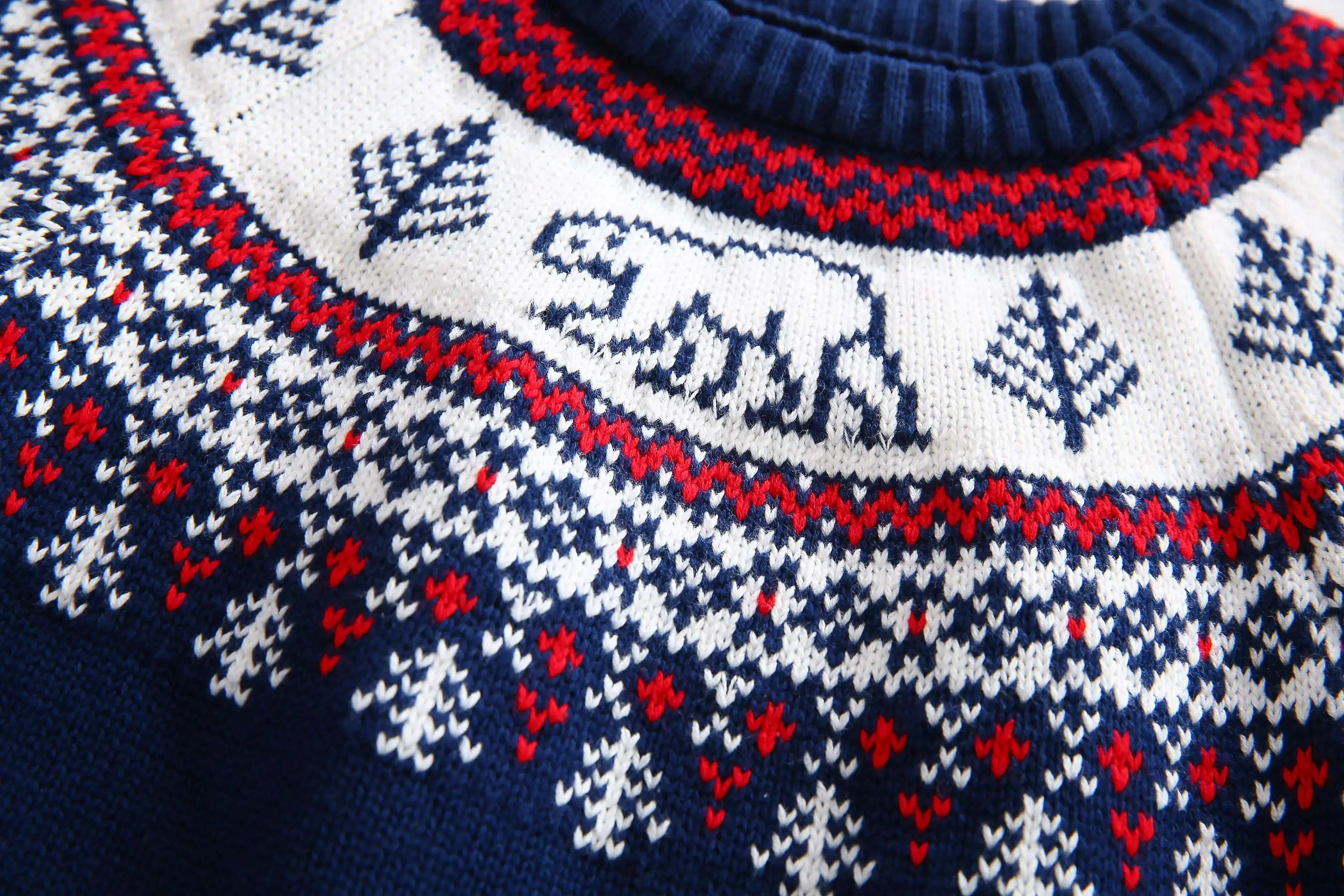 
Autumn Winter Children Pure Cotton Sweater Cartoon Pattern Christmas Toddler Clothes 