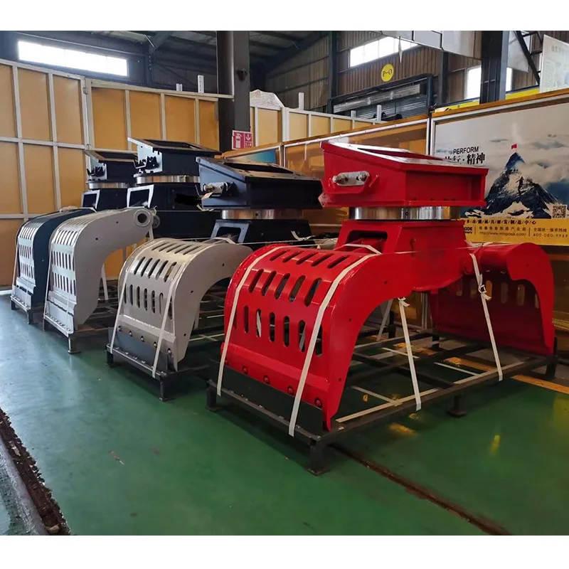 MONDE Double Motor Big Power Hydraulic Demolition Sorting Grapple For 2-4ton Mini Excavator Backhoe