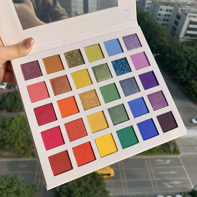 
Best selling longlasting OEM 25 luxury color eyeshadow private label eyeshadow palette 