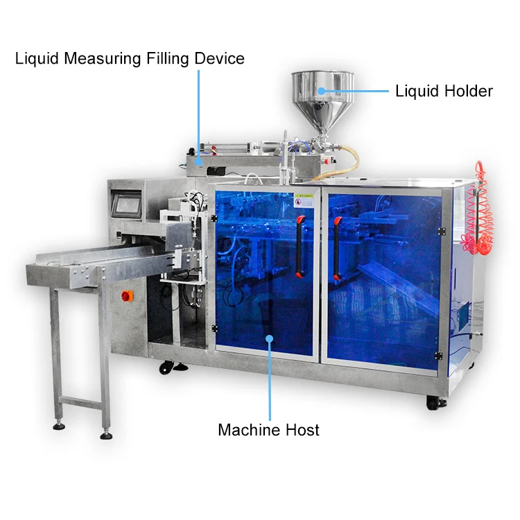 Automatic 800g mayonnaise pouch filling machine  sauce doypack premade stand up zipper bag packing machine