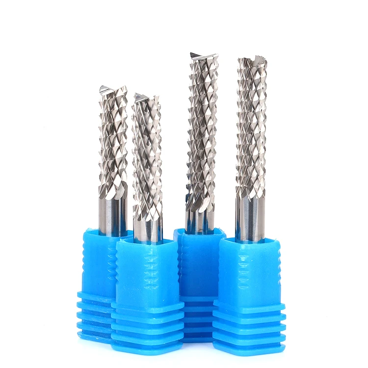 DouRuy High Quality Solid Carbide Corn Teeth End Mill wood tool carbide end mill for pcb engraving and cutting