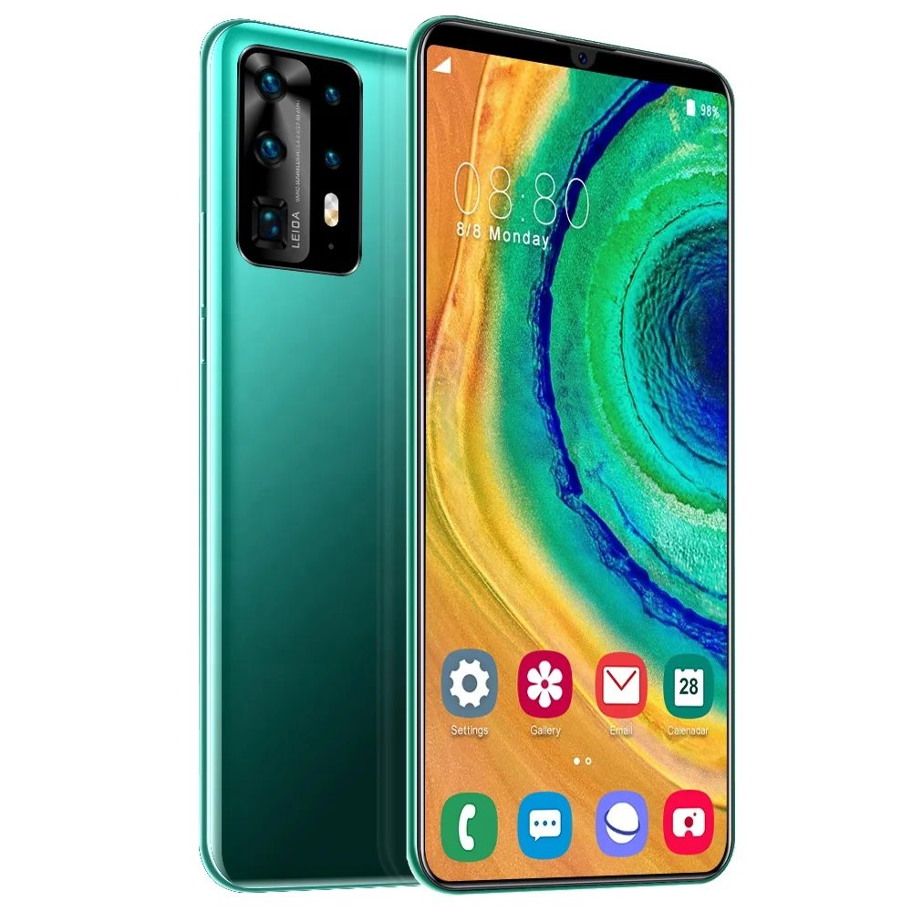  Лидер продаж 2021 мобильный телефон P40 pro 12 Гб + 512 ГБ android 10 0 лидер дешевые