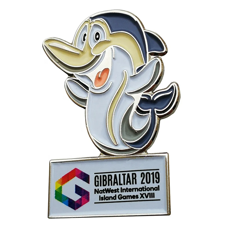 Silver Plating Flower Lapel Pins Mens Suit Gold Custom Western Gifts Antique Metal Australian Customized Animal Logo