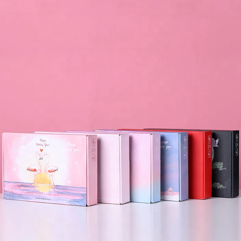 Skincare Cosmetic Beauty Gift Recycled Aircraft Print Box Hair Mailer Boxes Custom