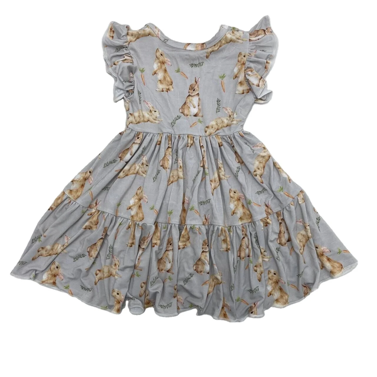 Qingli ODM Baby Girl Princess Dresses Children Girl Custom Flower Patchwork Tulle Party Dress