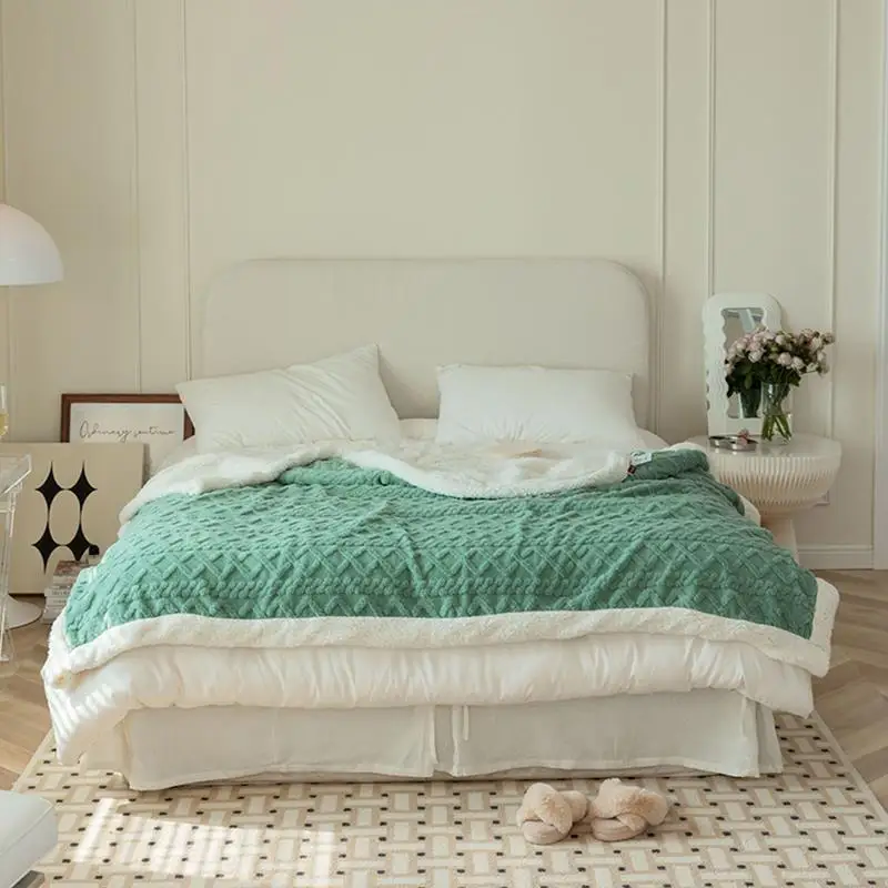 Baby Animal Photo Weighted Picnic Other Bed Blankets Logo Custom Coral Plaid Flannel Fleece Sherpa Throw Blanket