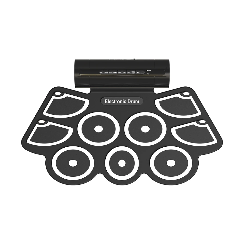 Innovation Promotion hot selling Products Electronic Drum Set Roll Up Drum Practice Pad Midi Drum Kit with speaker