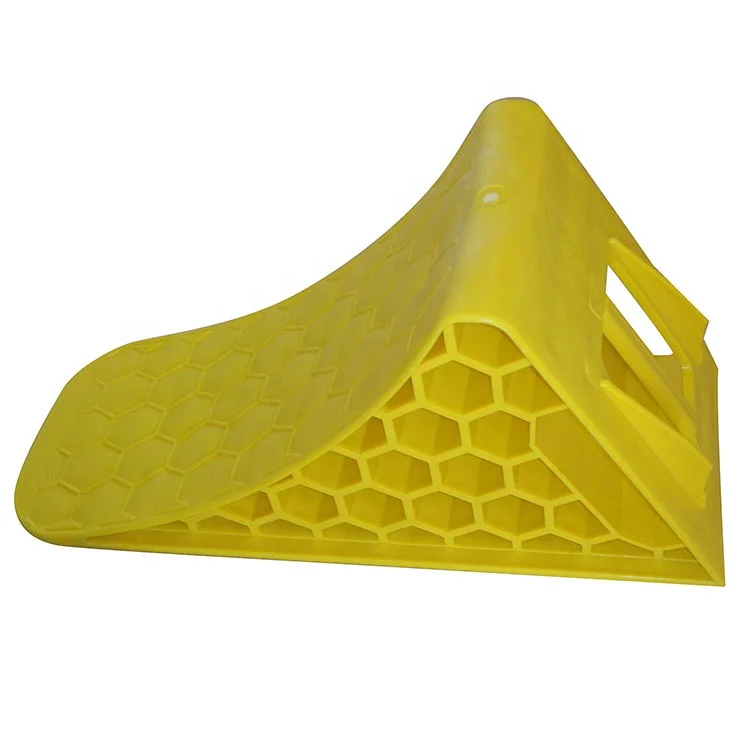 Car Ramp Truck Trailer Aircraft Wheel Chock Stopper Heavy Duty Plastic