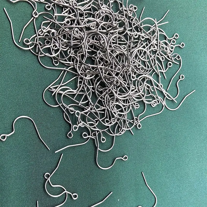 Titanium French Hooks for Earrings Trendy Body Jewelry DIY Ear Wire for Weddings and Parties