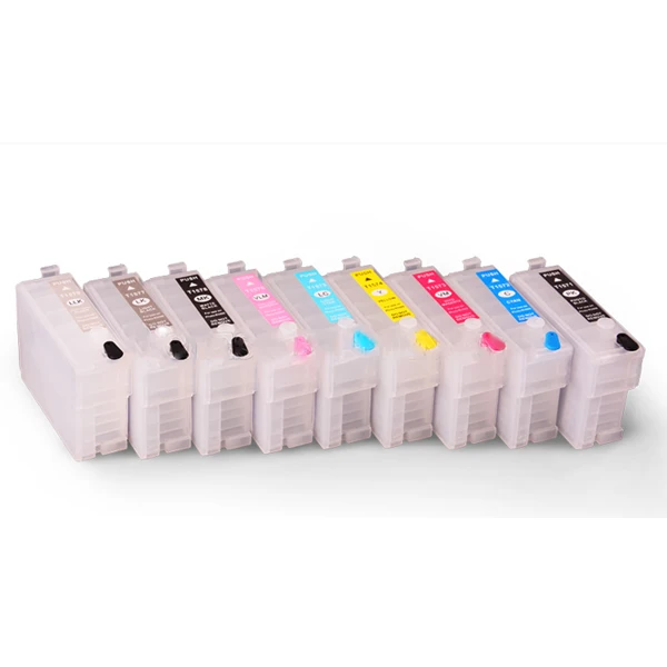OCBESTJET T1571-T1579 For Epson R3000 Refill Ink Cartridge With Chip For Epson Stylus Photo R3000 Printer 9Colors/Set
