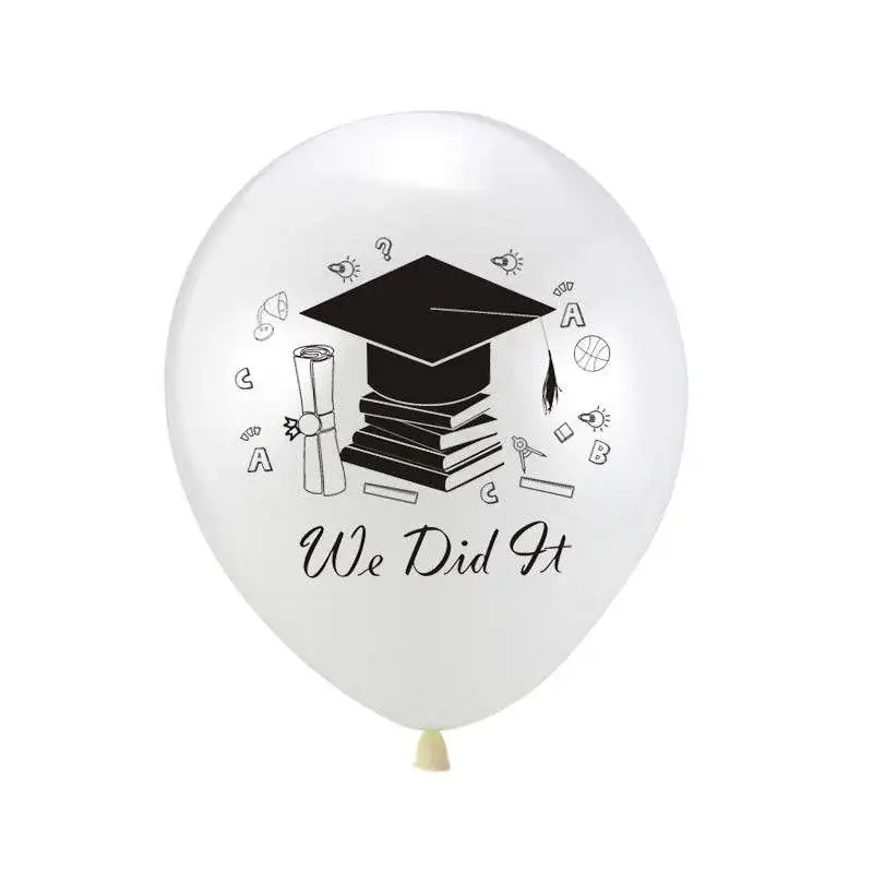 Graduation season latex balloon  congratulations graduation we did it letter party decoration balloon