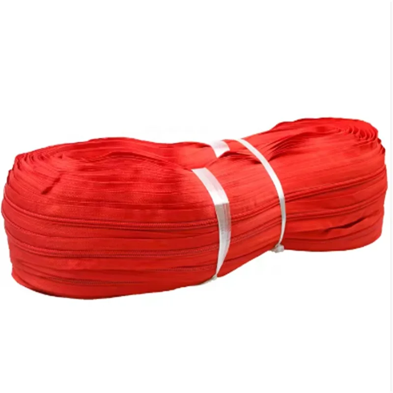 Factory Wholesale 5# Textile Sewing Accessories Luggage Clothing Nylon Coil Zipper Tape Colorful Nylon Zipper For Bags Pants