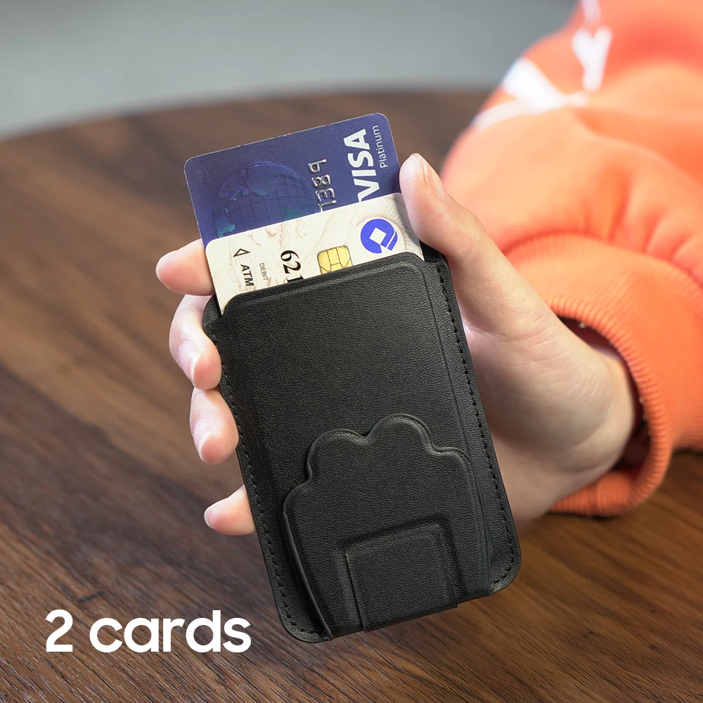 Detachable Leather PU Wallet Card Magnetic Phone Holder with Stand for iPhone 12 13 14 15 Pro Max