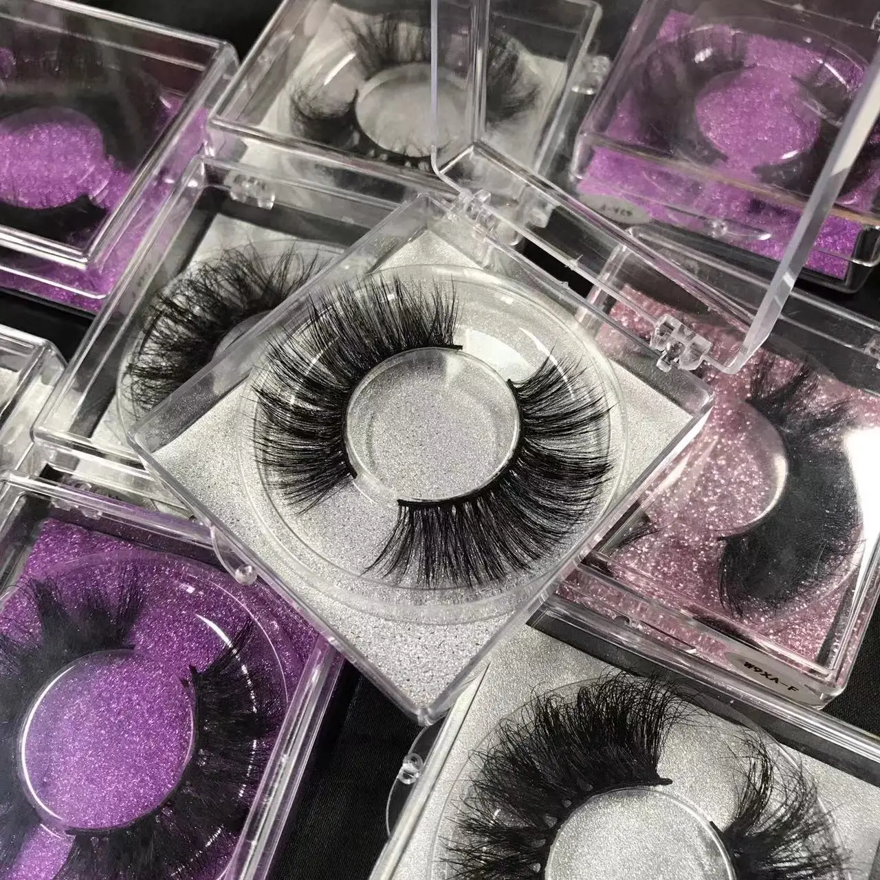 hot sale mink eyelashes wholesale vendor eyelash extension 25mm mink eye lashes