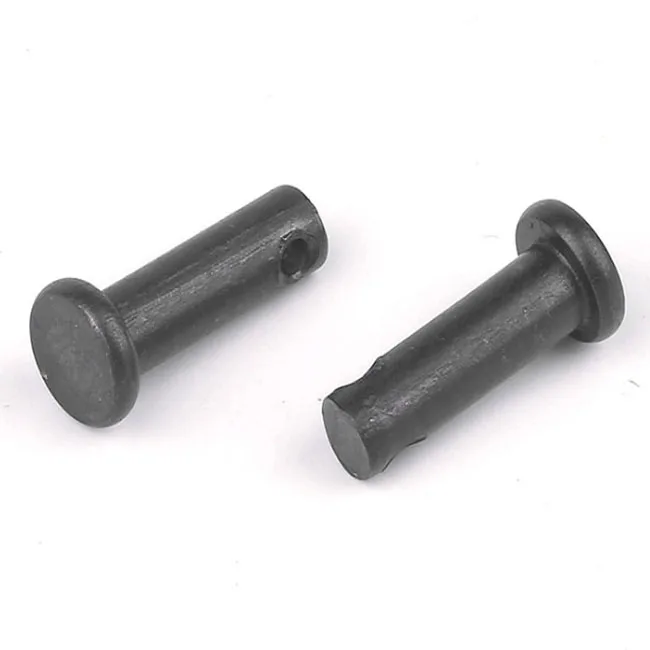 High-quality Customized Iron Black Oxide Pin Shaft Flat Head With Hole Locating Pin Bolt