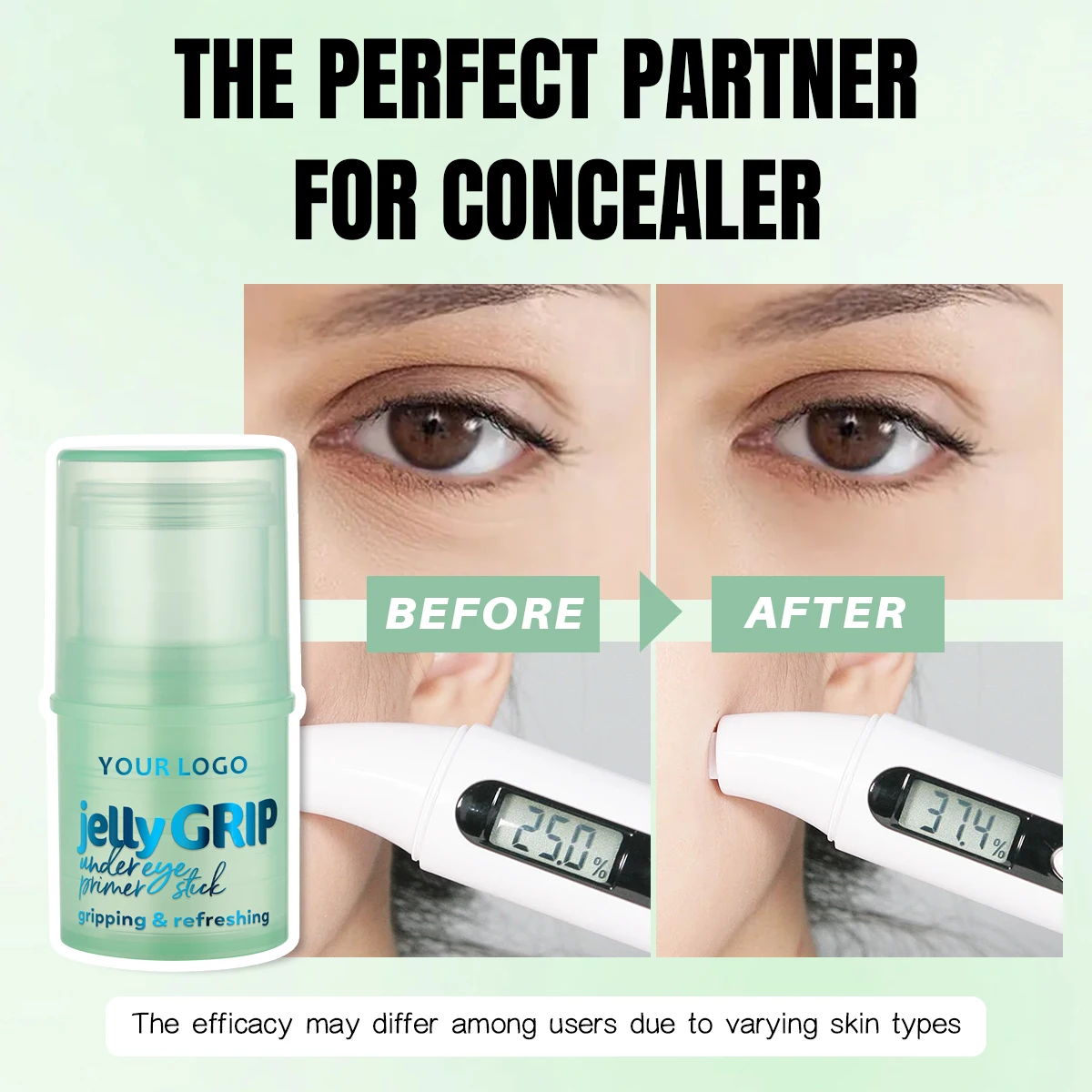 Custom Logo Natural Hyaluronic Acid Moisture Smooth Fine Lines Primer Base Refreshing Jelly Grip Primer Stick