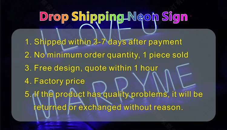 Led Letter Logo Light Happy Birthday Neon Light Custom Wedding Dropshipping Neon Sign For Bedroom Party Home Decoration