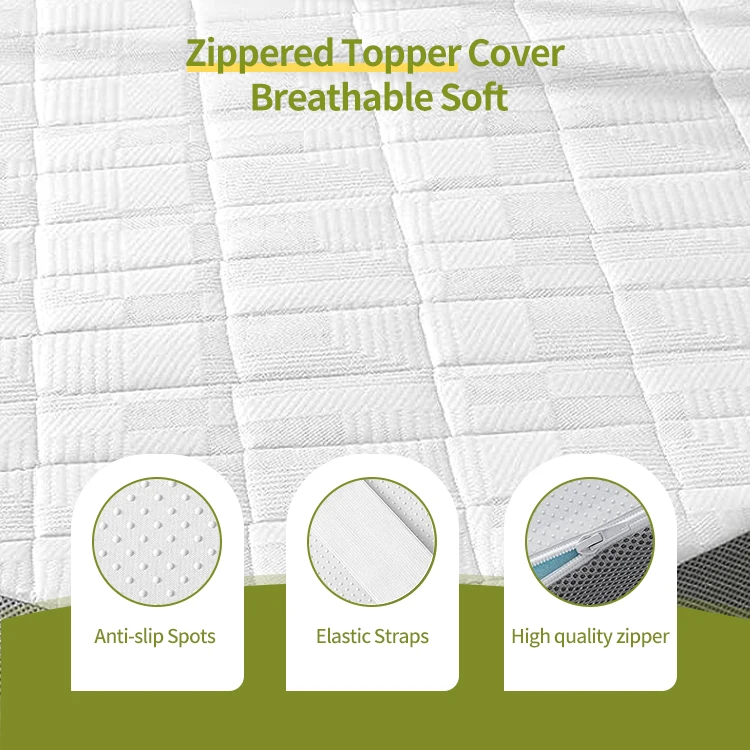 wholesale Gel kapok filled memory foam  mattress cover full size mattress cover thick soft comfortable bed