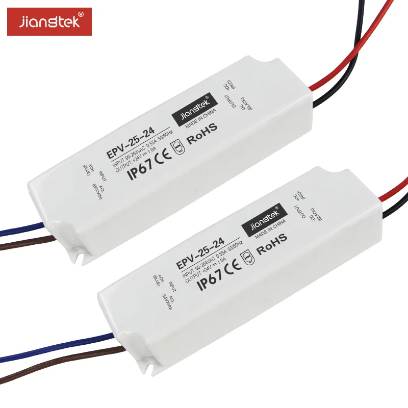 JIANGTEK EPV-25-24 25W 24V 1.0A 24V dc led driver power supply high quality