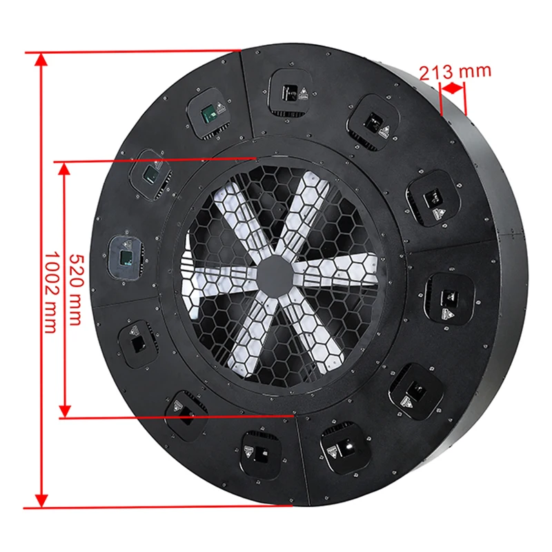 AOPU 24W Or 26W Matrix RGB Laser Light With Fans LED Party Light Disco Stage Projector Laser Lights