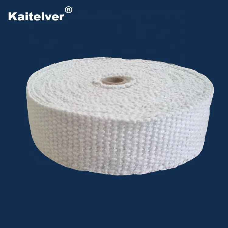 2 3 5mm thickness thermal insulation  stainless steel reinforced aluminosilicate ceramic fiber tape