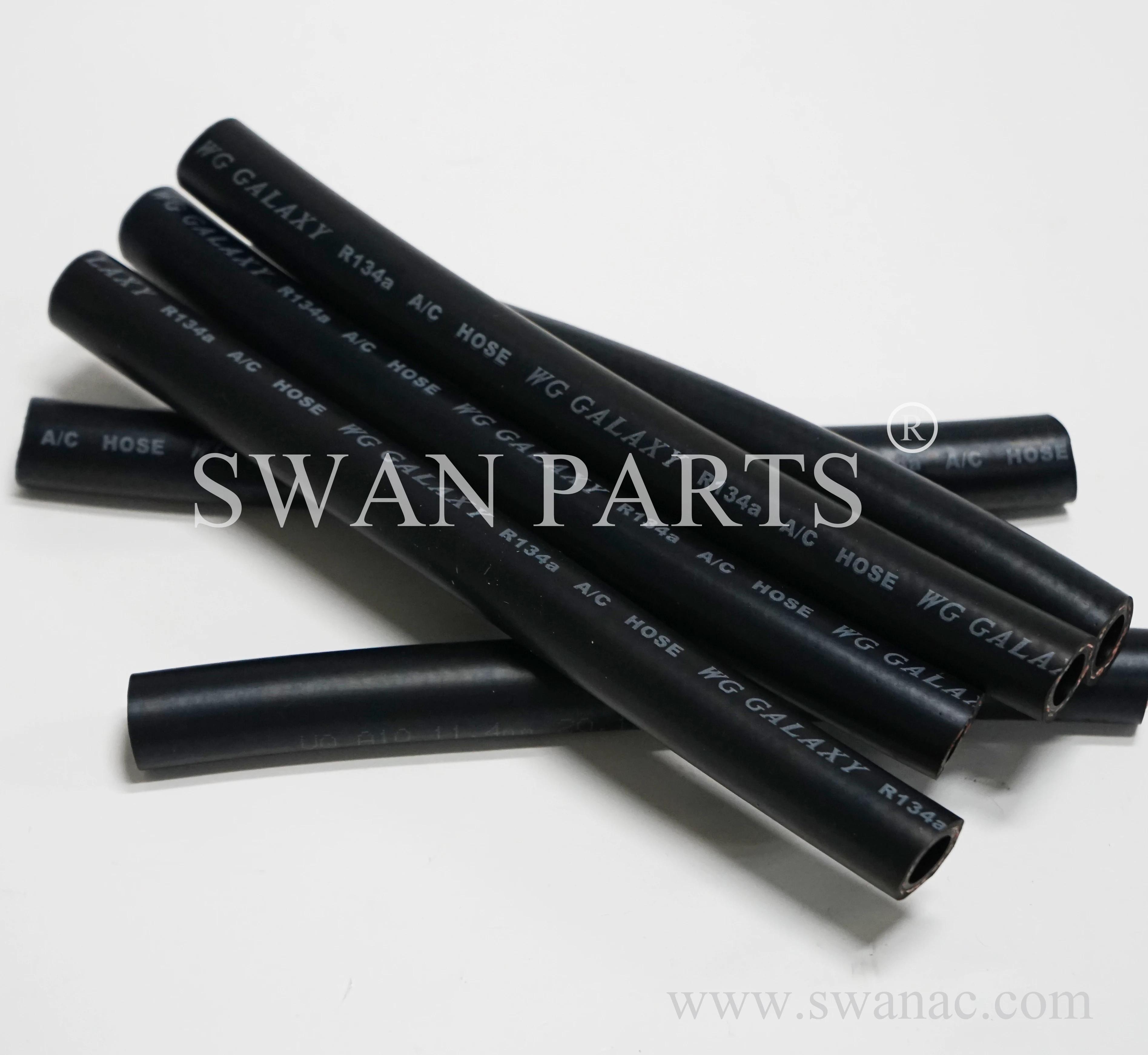 For WG GALAXY R12 R134a AC Hose Nylon Reduce Barrier AC Refrigerant Hose Air Conditioner Pipe A10 11.4mm 11.4mm*18.4mm