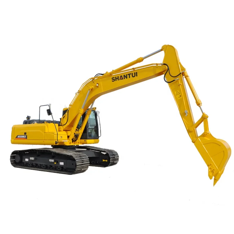 China mid size SHANTUI SE220LC 22.8t excavators machines with 1 year warranty time