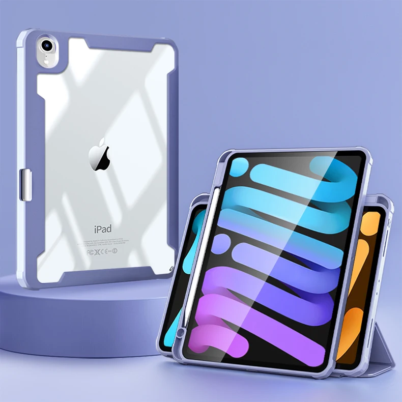 Магнитный чехол с поворотом на 360 градусов, высококачественный чехол для планшета 8,3 дюйма для iPad mini 6