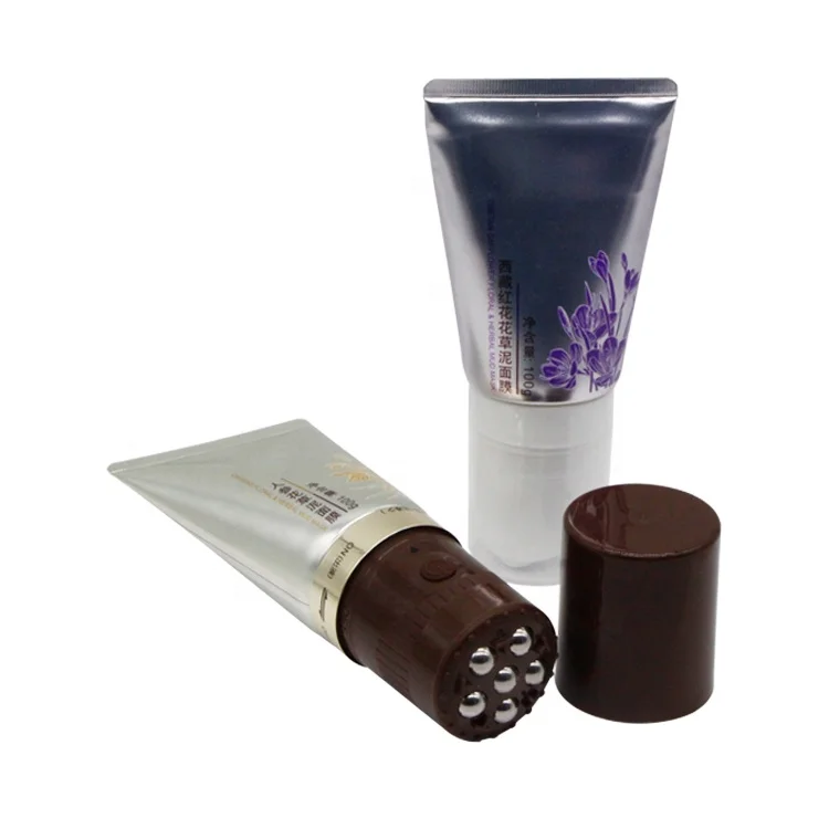 Roller Ball Massage Cream Body Lotion Gel Skin Care Cosmetic Pe Soft Tube