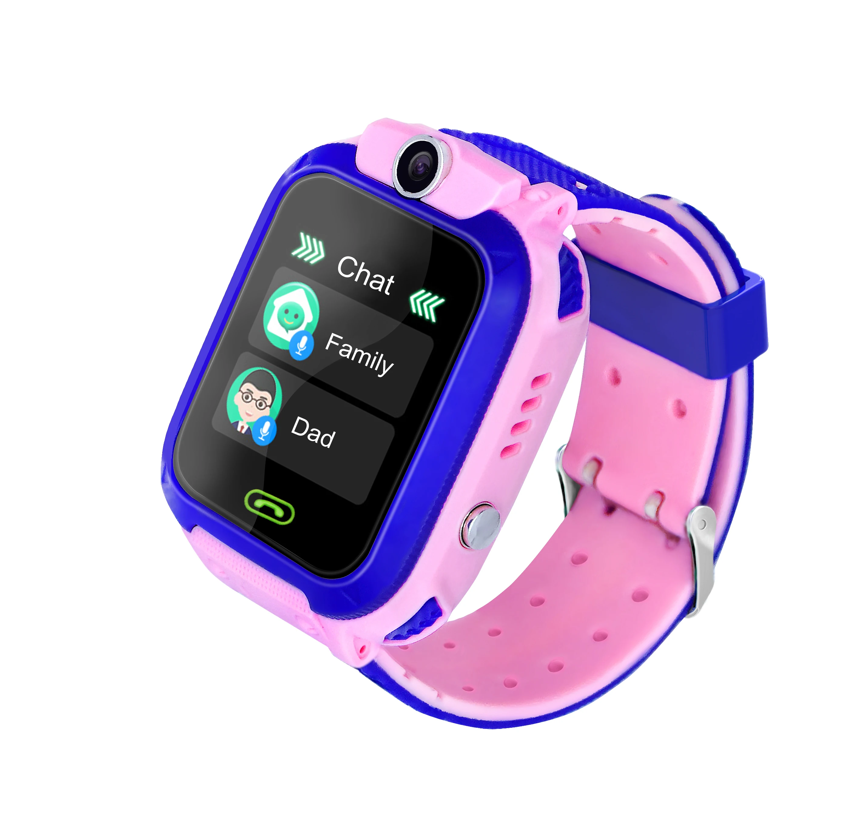 Hot Sale Christmas Gift Children Led New Model 2022 Gps Smartwatch Led Touch Bracelet Hidden Camera Kid Smart Watch Q12