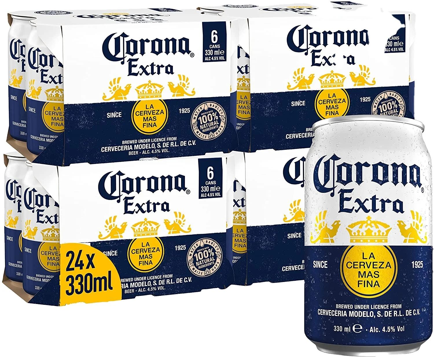 Corona Extra Beer Imported From Mexico - 6 bottles 3,35cl / Corona Extra Mexican Lager Beer 18 pk 355ml Cans Wholesale