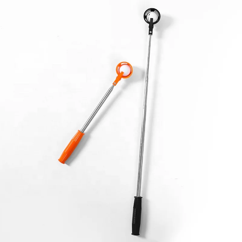 HOW TRUE Wholesale Aluminium Tube Mini Five Segment Golf Ball Picker Telescopic Handle Underwater Golf Ball Retriever