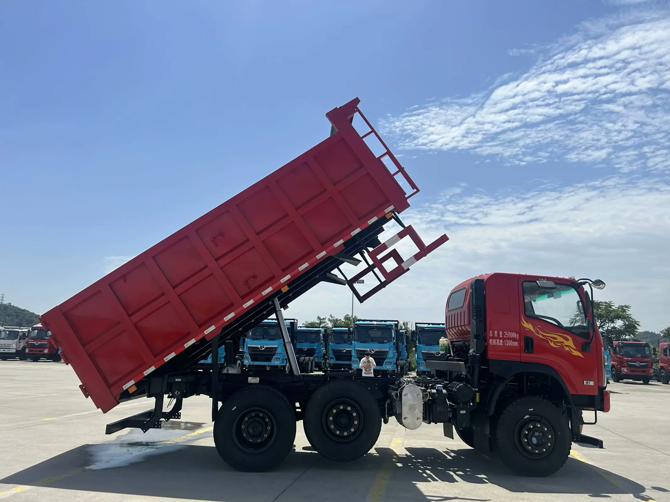 Тяжелый Грузовой автомобиль 6x4 подъемный мост самосвал высокой конфигурации логистический
