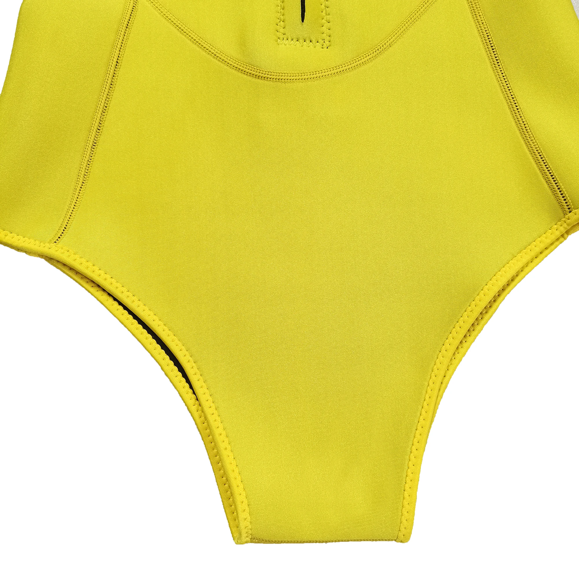 Custom Logo One Piece Front Zip Surfing Neoprene Women Bikini Short Wetsuit