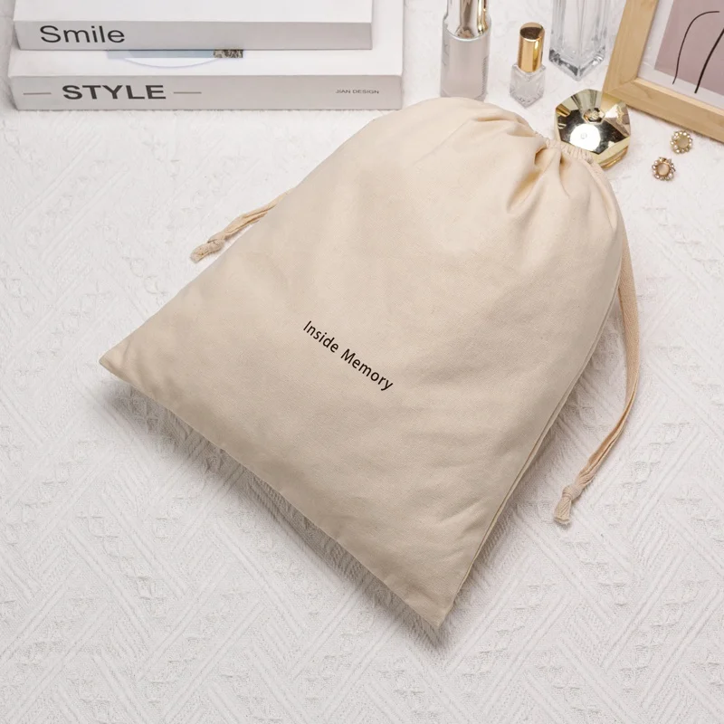 Custom Logo Printed Velvet Pouch Luxury Perfume Jewelry Gift Drawstring Velvet Bags