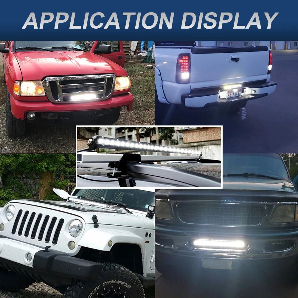 RCJ Wholesale Car LED Light Bars Off Road LED Light Bar 50 Inch Curved LED Light Bar for Truck Barras LED Para Auto Offroad
