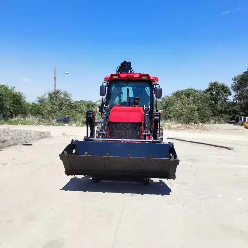 New technology Backhoe Loader Mini Tractor With Bucket For Sale farm mini small backhoe loader