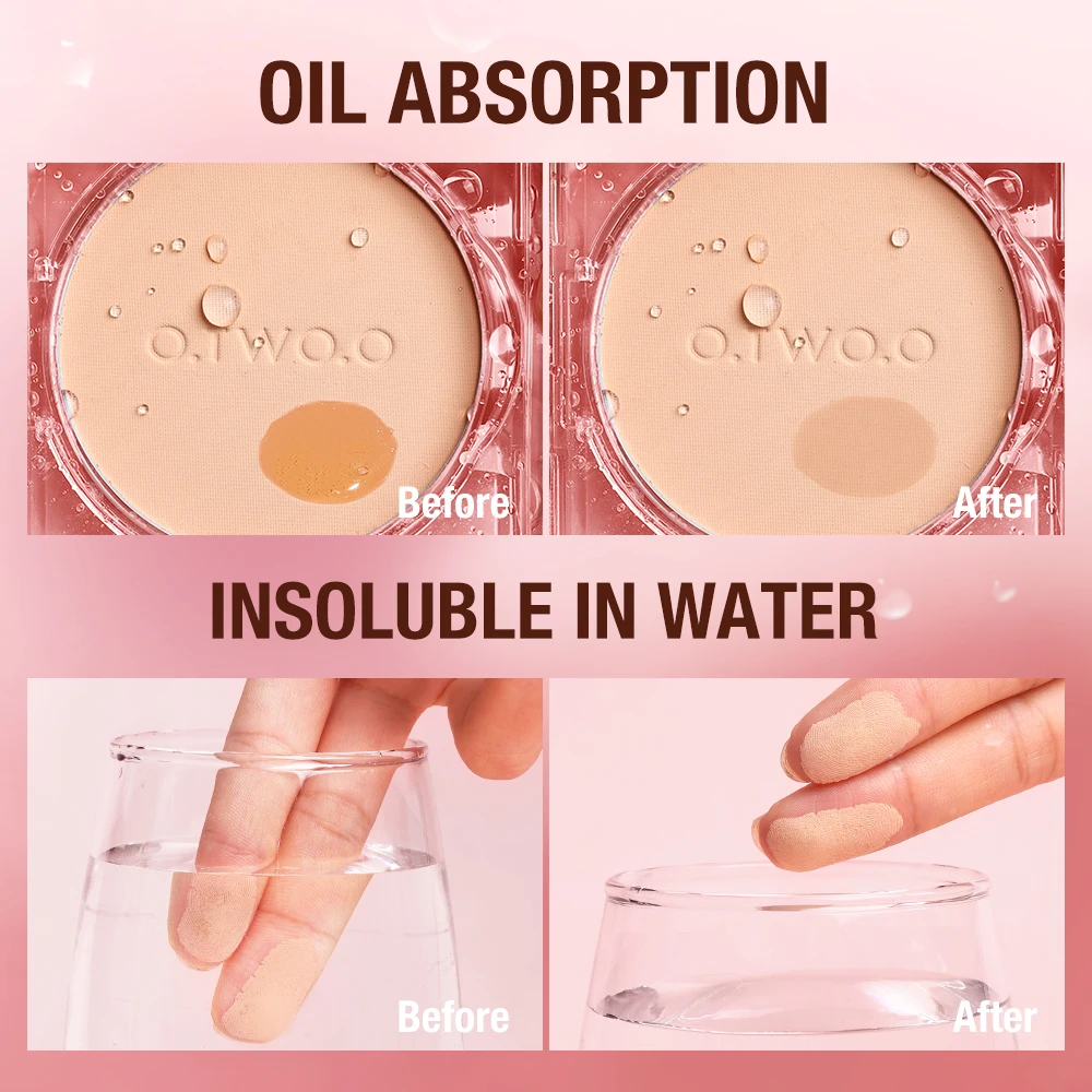 O.TWO.O New Arrival Oil Control Matte finished Delicate Pressed Powder Long Lasting Setting Powder Wholesale or OEM