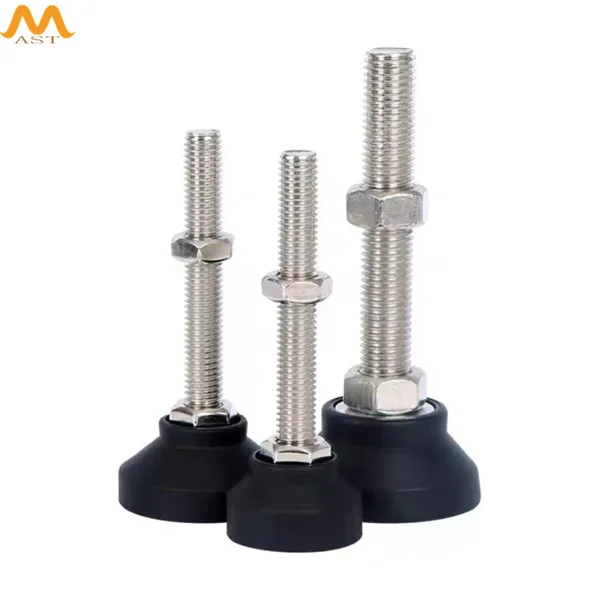 Регулируемая ножная чашка нержавеющий M16 нейлоновый фиксированный Регулируемый анкерный винт