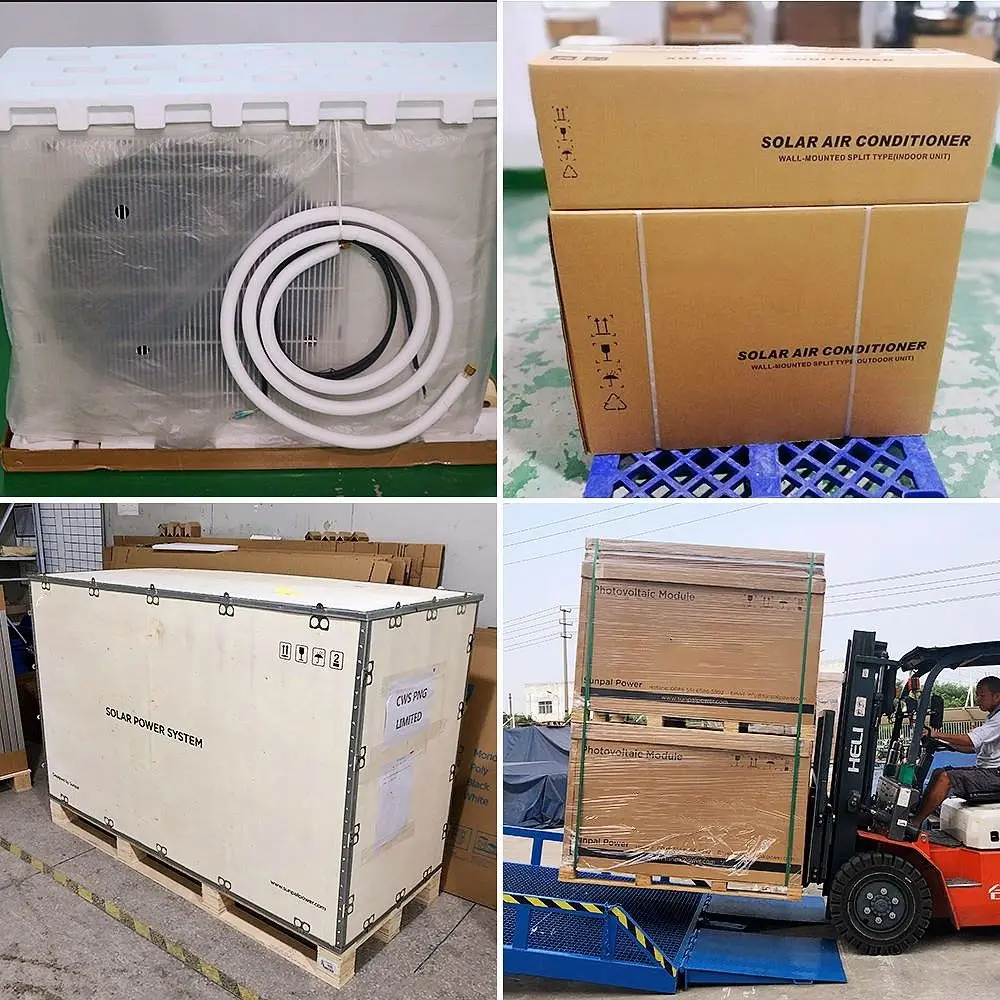 12000btu Hybrid Split Wall Mounting Solar Air Conditioner System with Mono Solar Panels