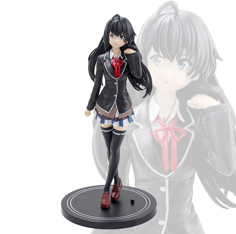 Cartoon Standing Anime Figures Yukino Action Model New Collection Desktop Car Decoration Cute Doll