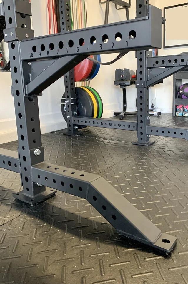 Custom Logo Accessories Front Foot Extension Power Rack Base Extension Attachment For Sale