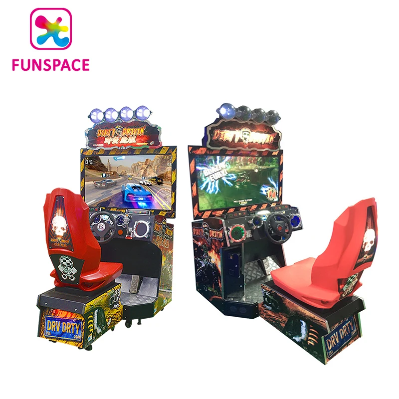 Funspace Wholesale Dirty Driving Car Racing Arcade Game Machine Simulator Driving Car Video Games
