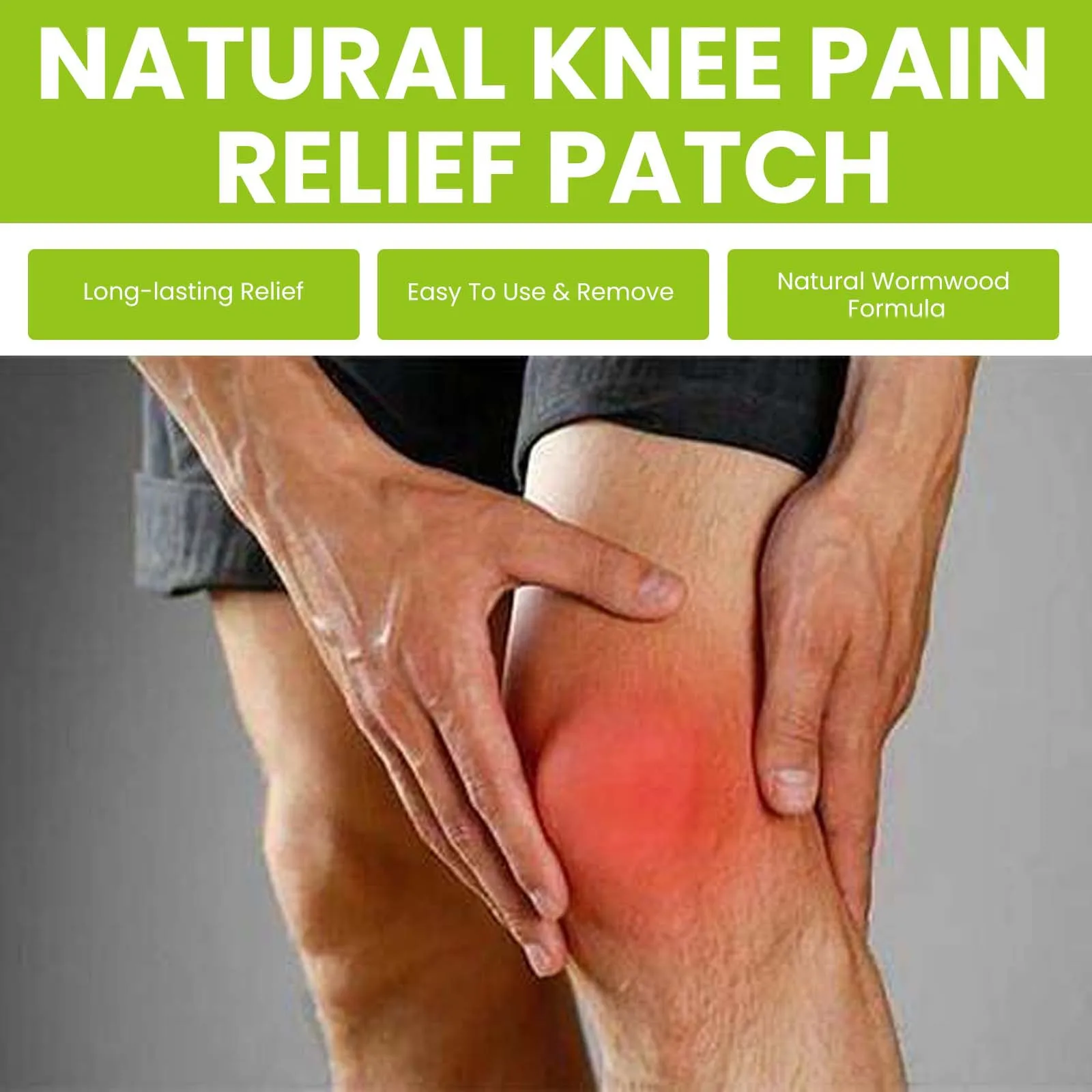 Herbal wormwood pain relief patch arthrolumbar cervical vertebra knee leg bones muscles pain relieve health care patch