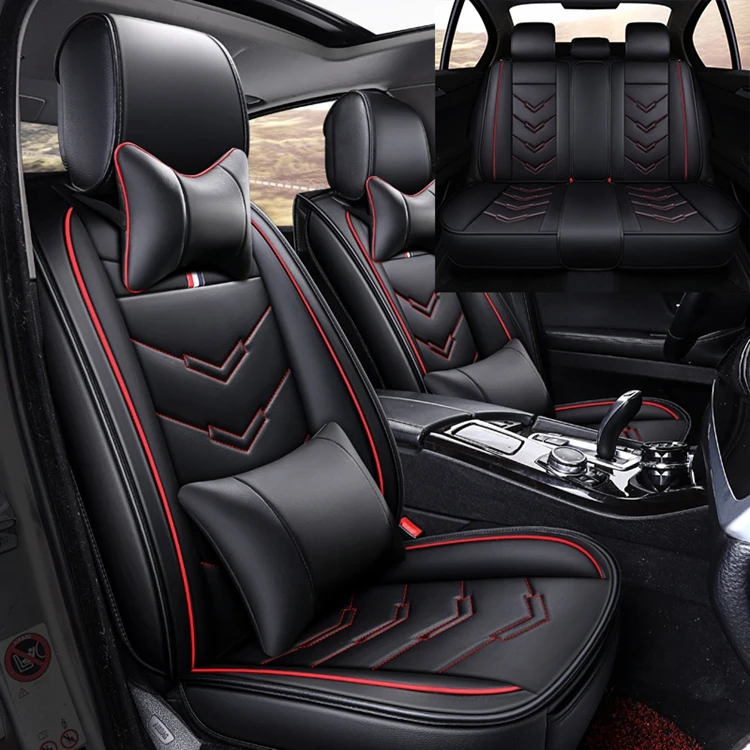 Hot All-inclusive PU Leather Car Seat Covers Full Set Can Be Customized Cover For Car Seat