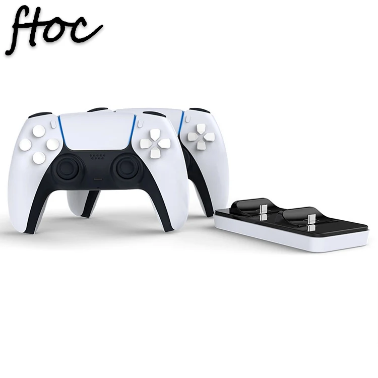 Dual Controller Charging Station De Recharge Wireless Remote Dock Charger PS5 Console Play Station Ps5 Controller Charger