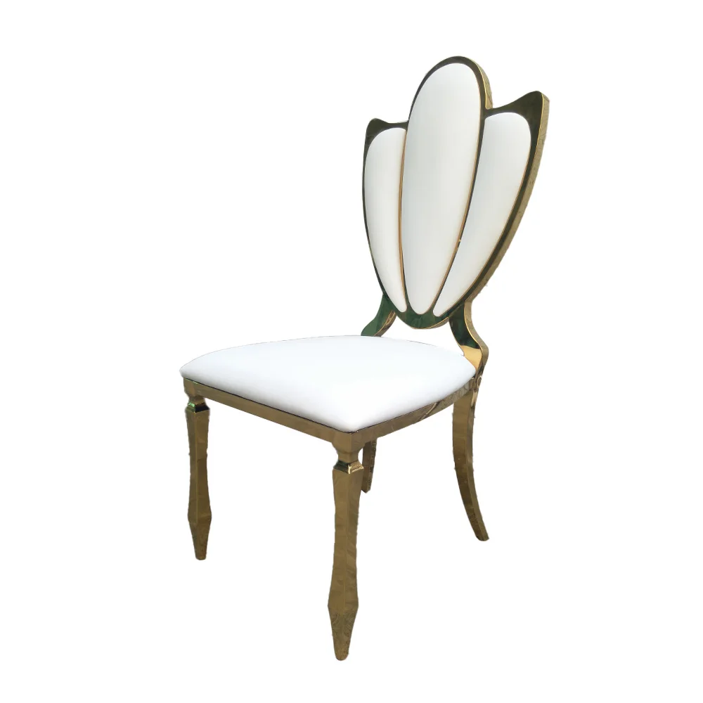 China hotel event furniture manufacturer wedding supplies luxury stainless steel hotel chairs Wedding chairs