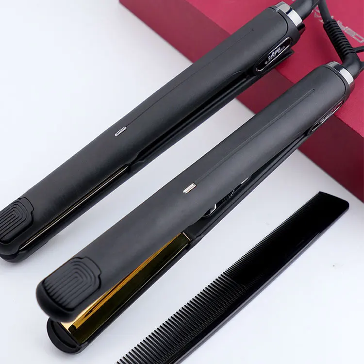 Custom logo private label flat iron nano titanium professional hair straightener 450 degrees flat irons vendors
