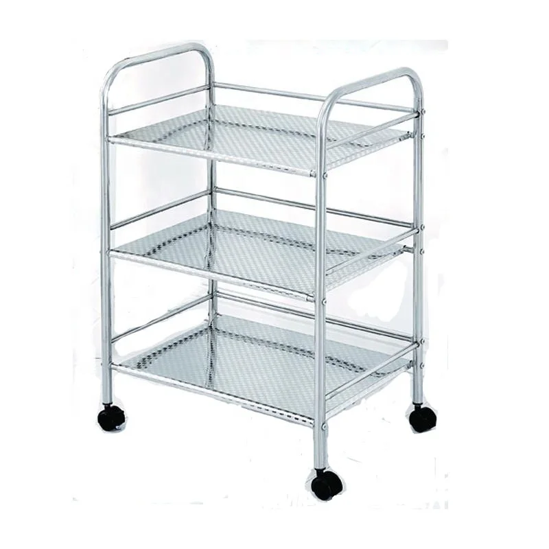 NEW 3 TIER STAINLESS STEEL KITCHEN DINING TROLLEY SERVING CART